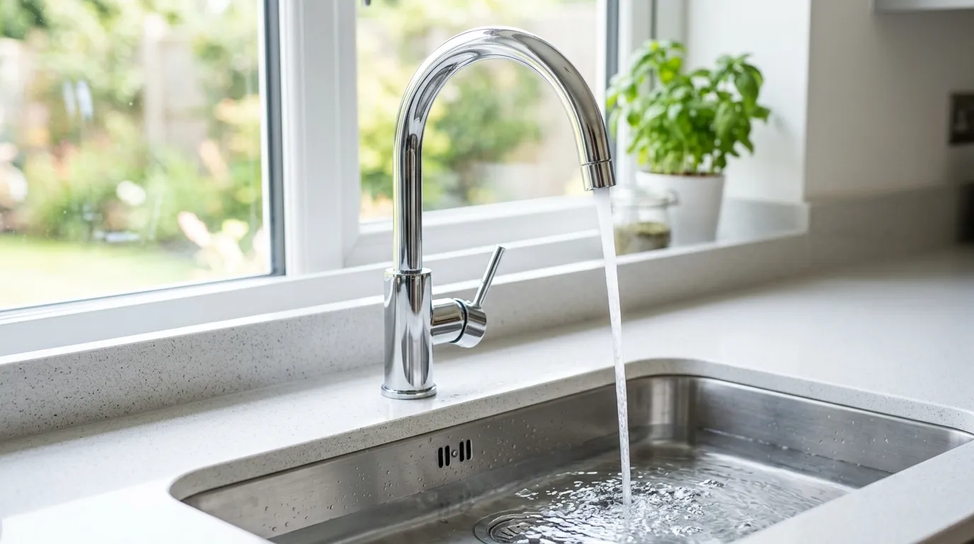Local Plumbing Master Pros same day plumber fixing a faucet in Karns City, PA
